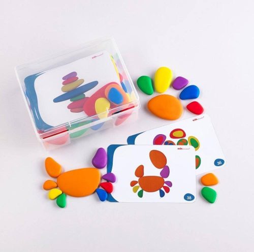 Szivárvány kavicsok - Rainbow Pebbles - készségfejlesztő játék óvodásoknak