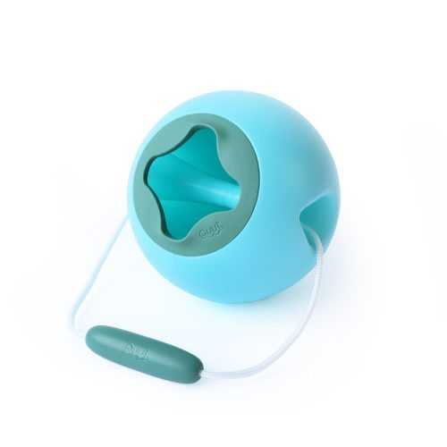 Quut - Mini Ballo homokozó és strandolós vödör - Kék + zöld