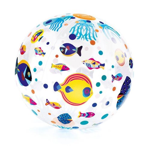 Djeco Halacskák - Felfújható labda - Fishes ball