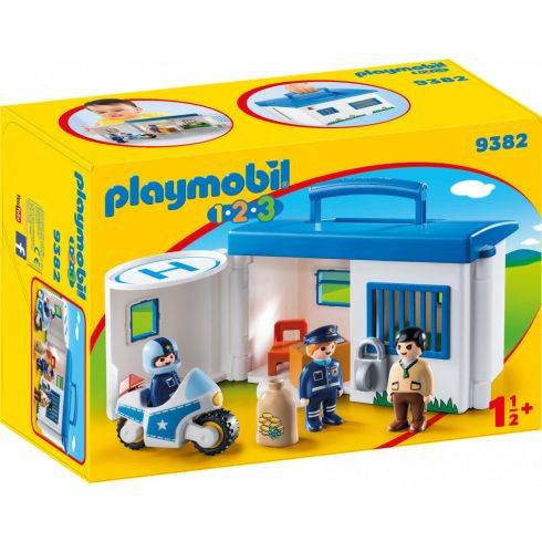 Hordozható rendőrség kicsiknek Playmobil