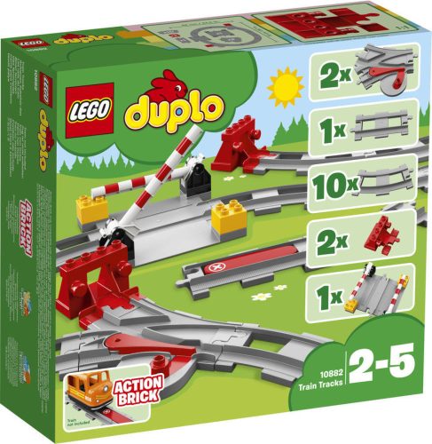 Lego Duplo vasúti pálya 10882 építőjáték kicsiknek