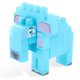 Elephant - 23 darabos építőkocka készlet - Baby Blocks Safari