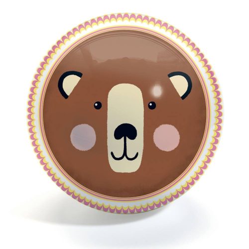 Gumilabda - Medve és róka - Bear & Fox Ball - 22 cm