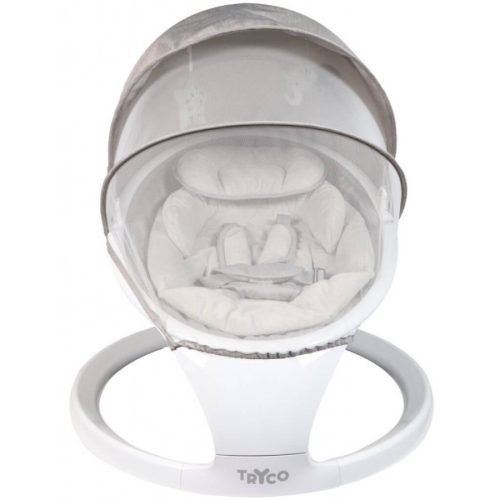 Tryco - Lágy szürke baba pihenőszék és ringató