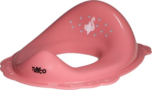 Tryco WC szűkítő csúszásgátlóval - Hattyú Ivy - Rózsaszín