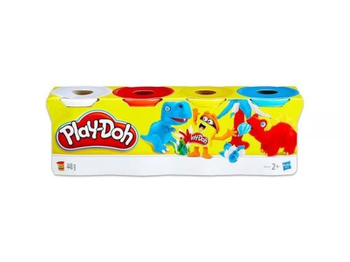 Play-Doh 4 tégelyes gyurma - Dino