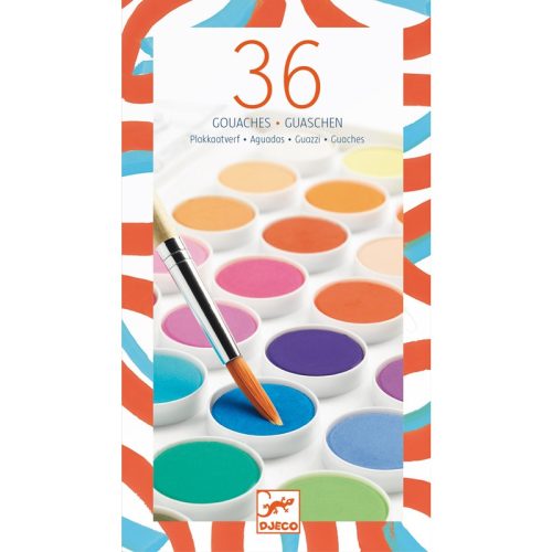 36 színű festék - 36 color cakes - djeco