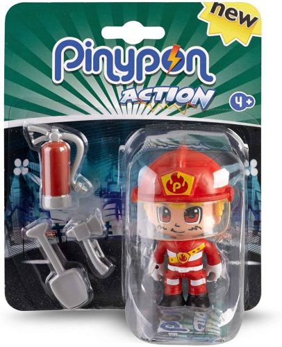 Pinypon Action - Tűzoltó figura - Famosa