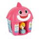Clemmy Építőkocka Pink tárolóban - Baby Shark figurával