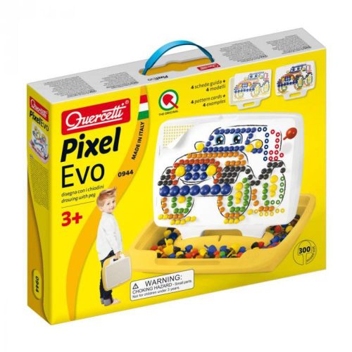 Quercetti Pixel Evo Fiús pötyi játék, autós képekkel (0944)