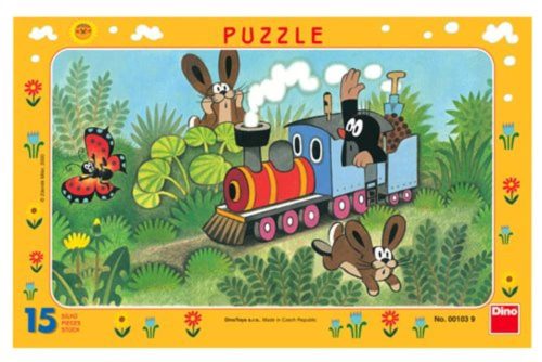 Kisvakond és a mozdony - 15 db-os puzzle