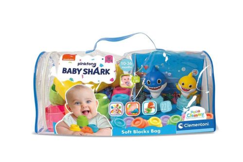 Clemmy Baby Shark játékszett karakterekkel táskában
