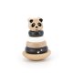Label Label fa játék toronyépítő fekete-fehér Panda