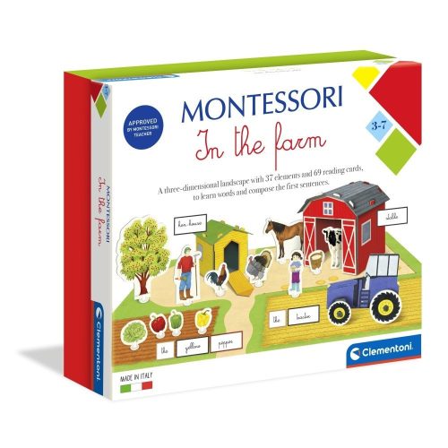 Clementoni Montessori - A farmon - (angol nyelvű játék)