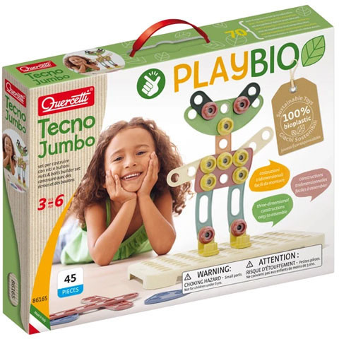 Quercetti: Play Bio Tecno Jumbo építőjáték 42db