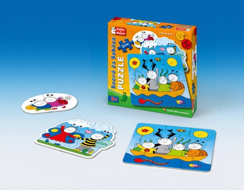 Bogyó és Babóca Babapuzzle 3 kirakó játék egy dobozban