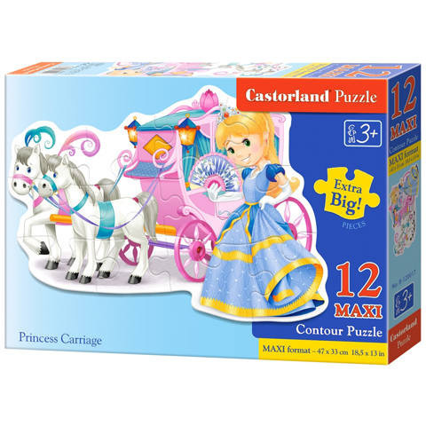 Castorland Hercegnő hintóval 12 db-os Maxi puzzle