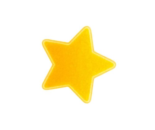 Csillag ovis vasalható jel 2x2